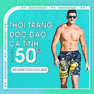 Quần Short Đi Biển Nam Gailang GMA1889 - Quần Đùi Nam Cao Cấp Thời Trang - Họa Tiết Cực Catchy Độc Đ