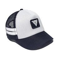 Topi Trucker lidah Pendek Topi Pria Trucker Jaring Black White Topi jaring Pria