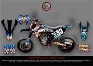 Decals Sticker Motorcycle  Decals Sticker for RUSI KRY 150 / 200 DRAGON BALLdesign