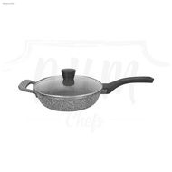 ◊Shogun - 28cm Fuji Marble Frypan with Lid | Frying Pan | Induction | Nonstick