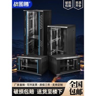 Zhantotem 42u22u Network Cabinet Small 1m 36u Router Room Server Rack 4u6u9u12u Household Weak Motor