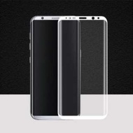 3D S8 Plus鋼化玻璃膜全覆蓋顯示防指紋塗層曲芒鋼化玻璃貼Samsung Galaxy S8 PLUS 3D 9H Tempered Glass Screen Protector 專用 (White)