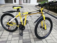 實拍相 - 24 inch Bike 摺疊 21變速+雙碟剎 山地成人單車 868元 包送貨／包安裝  另26另888元 及有避震款 bbcwpbike