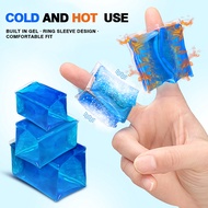1pcs PVC Finger Ice Pack Multifunctional Reusable Finger Toe Cold Gel Soft Portable Lightweight Ring