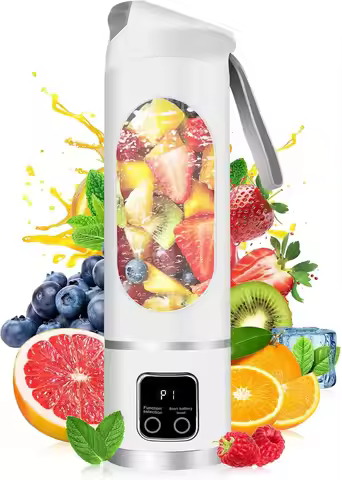 Portable Blender Personal Electric USB，500ML Portable juicer Shakes and Smoothies Blender，Small