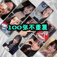 blackpink blackpink photocard blackpink card Kim Jisoo Jisoo Photocard 100 Pieces Non-Repetitive BLA