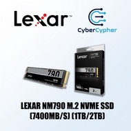 LEXAR NM790 M.2 NVME SSD (7400Mb/s) (1TB/2TB/4TB) PCIe Gen4x4 Storage