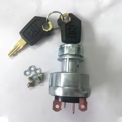 Ignition Switch with Key for CAT E320C Excavator parts 4 Lines Ignition Switch 9G-7641 9G7641