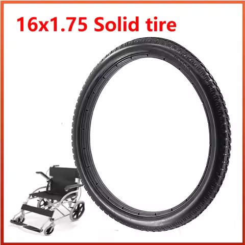Wheelchair Accessories Rear Wheel Tire 16 Inch 16x1.75 Solid Wheel Large Wheel Pneumatic General