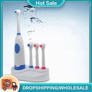 ¤☸ Electric Toothbrush Oral Hygiene Rotary Waterproof Rotating Tooth Whitening Brush Send 3 Soft Brush Children's Toothbrush