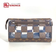 LOUIS VUITTONRFIC Monogram Chess Damier Stand Pouch Clutch Bag