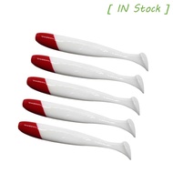 [ IN STOCK ] Fishing Lure Artificial Wobblers Jigging Swimbait Fish 5.5/6.3/7/9/12cm Red Head White 