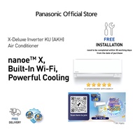 [FREE INSTALLATION] PANASONIC R32 RAC X-DELUXE (KU) INV WM 1.0/1.5/2.0/2.5/3.0HP