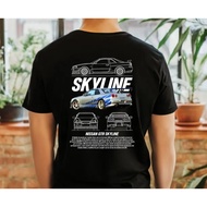 Nissan Skyline GTR T-Shirt, Car Guy T-Shirt, Car Enthusiast Gift, Dad Gift T-Shirt, Boyfriend Gift T
