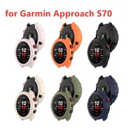 Garmin ApproachS70 High Quality Silicone Hollow Out TPU Soft Shell Frame Bumper Watch Case For Garmin Approach S70 42mm 47mm Anti-Fingerprints Anti Scratch Watch Protector