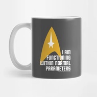 Glass Mug | Hampers | Gift | Star Trek Normal Parameters Star Trek Quotes
