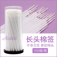 Wholesale Bottled Cleaning Stick Long Head Cotton Swab Stick Nano Cleaning Stick Eyelash Tattoo Embr