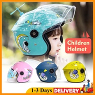 Kids helmet motorcycle Full Face Safety Helmet Outdoor Bicycle Helmet Skateboard Helmet Scooters Children Cycling Head Protector Cap Helmet  topi keledar kanak kanak murah