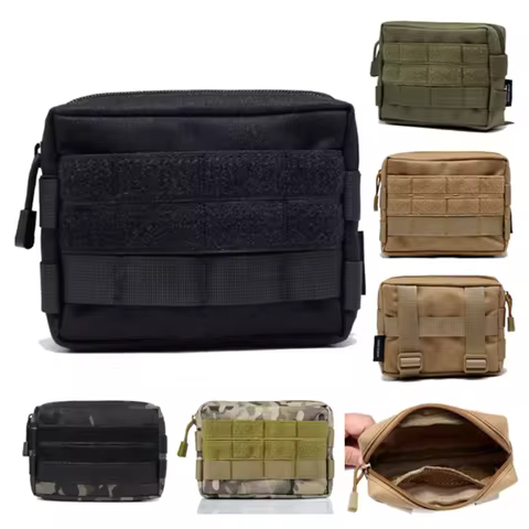 Molle Pouches Admin Pouch Compact EDC Utility Gadget Gear Pouch Carry Accessory Belt Hanging Waist B
