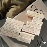 craft together_type writer wooden stamp