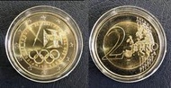 全新2021年葡萄牙東京夏季奧運會2歐元雙色紀念幣~ UC# 113