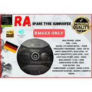 Radical Audio RA12 Dual 12 Inch Spare Tire Active Subwoofer 200W