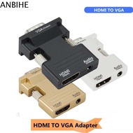 ANBIHE 1080P Portable HDMI Adapter VGA VGA Converter Digital To Analog HDMI to VGA HDMI to VGA Adapt