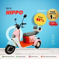 SELIS - Motor listrik Hippo Roda 3 (Tiga) Anti Hujan Dewasa 