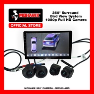 MOHAWK Car Audio 360° BIRD VIEW CAMERA For ANDROID PLAYER