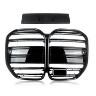 For BMW 4 Series G22 G23 Kidney Grill Grille Gloss Black M Performance 2021-2023