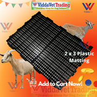 2x3 Feet Non-Skid Goat Cage Beddings plastic matting Black Plastic matting bed floor/flooring for po