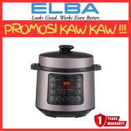 ELBA EPC-N6082(BR) PRESSURE COOKER 6.0L NON STICK POT, PERIUK PRESSURE ELEKTRIK, 电压力锅