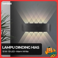 TaffLED Indoor Plastic Body Decorative Wall Lamp 10W 10 LED Warm White - 10T