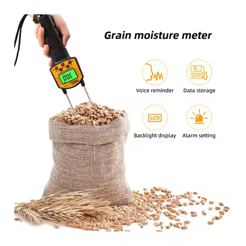 AR991 Ready to ship cheapest Digital Grain Moisture Meter for Rice Corn Wheat Bean Peanut
