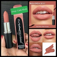 M@C Macximal Silky Matte Lipstick 606 Kinda Sexy