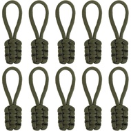 GORGECRAFT 10PCS Pengganti Penarik Zip Universal Kit Pembaikan Zip Nylon Penarik Zip Tab Penarik Zip