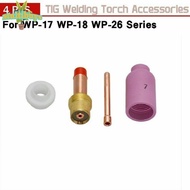 [Mulitibuys] 4Pcs TIG Gas Lens KIT Size 3/32\\ 45V26 10N24 54N15 Fit Welding Torch WP17 18 26