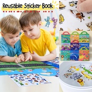 [SG STOCK] Reusable First Sticker Books English Waterproof Reusable Educational Children Birthday Present Christmas Gift