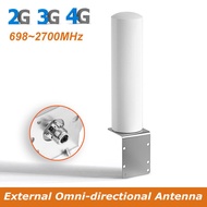2G 3G 4G LTE External Antenna Omni-directional Outdoor Antenna 12dBi 2700MHz N Male Connector for Cellular Signal Repeater 4G LTE Router Modem Gateways Boostser