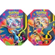 【新貨預訂】超級噴火龍 迷你鐵盒 (X / Y) Mega Charizard Tin (Mega Charizard X / Y) 寵物小精靈 寶可夢 卡牌 噴火龍 X pokemon