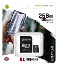 128GB | 256GB MICRO SD CARD (ไมโครเอสดีการ์ด) KINGSTON CANVAS SELECT PLUS (SDCS2/128GB | SDCS2/128GB) (100MB/s) - ประกันตลอดการใช้งาน