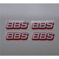 MERAH PUTIH Bbs Red and White BBS1 Rim Sticker