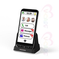 swissvoice - G50 4G智能長者手機 老人手機 帶有充電底座 16GB ROM 黑色