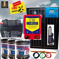 Set 1 Hingga 2 Ekar 3 Line Brand CYRUS/Pagar Elektrik