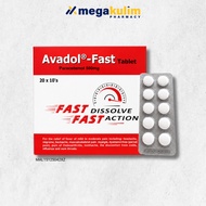 Avadol Fast Tablet 500mg (10 Tab)