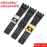 Resin Silicone Strap for Casio G-SHOCK GWG-2000 GWG-2040 Men Sport Waterproof Black Camouflage Brace