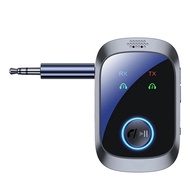 [qua]- Bluetooth 5.4 Transmitter 3.5mm AUX HIFI HD Low Latency Airplane Wireless Bluetooth Adapter