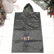 HIJAU TNI green poncho / TNI army green poncho raincoat