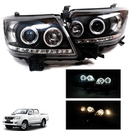 !!ไม่มีได้ไม่แน้ว!!  ไฟหน้า โปรเจคเตอร์ ไฟหน้าแต่ง TOYOTA VIGO CHAMP วีโก้แชมป์ 2011 2012 2013 2014 