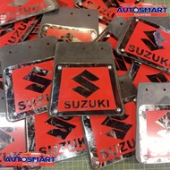 1 Pair Suzuki Multicab MUDGUARD with Stainless & Sticker 8x8''